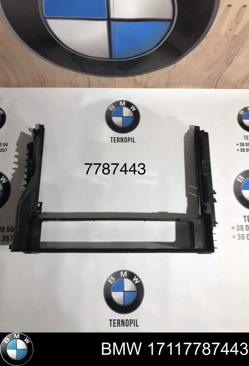 17117787443 BMW carcaça de fixação do radiador