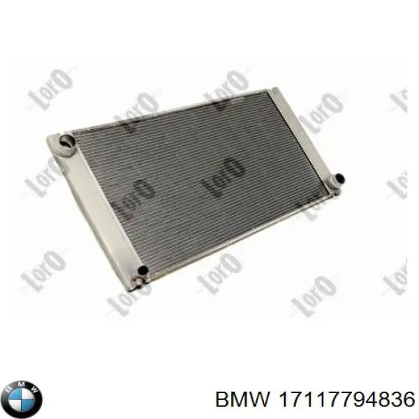 Радиатор охлаждения двигателя BMW 17117794836