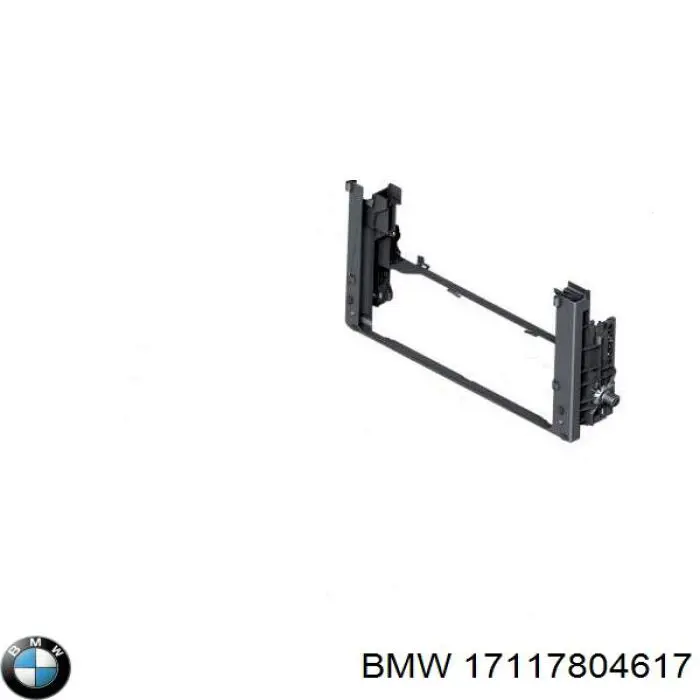 Soporte de radiador completo 17117804617 BMW