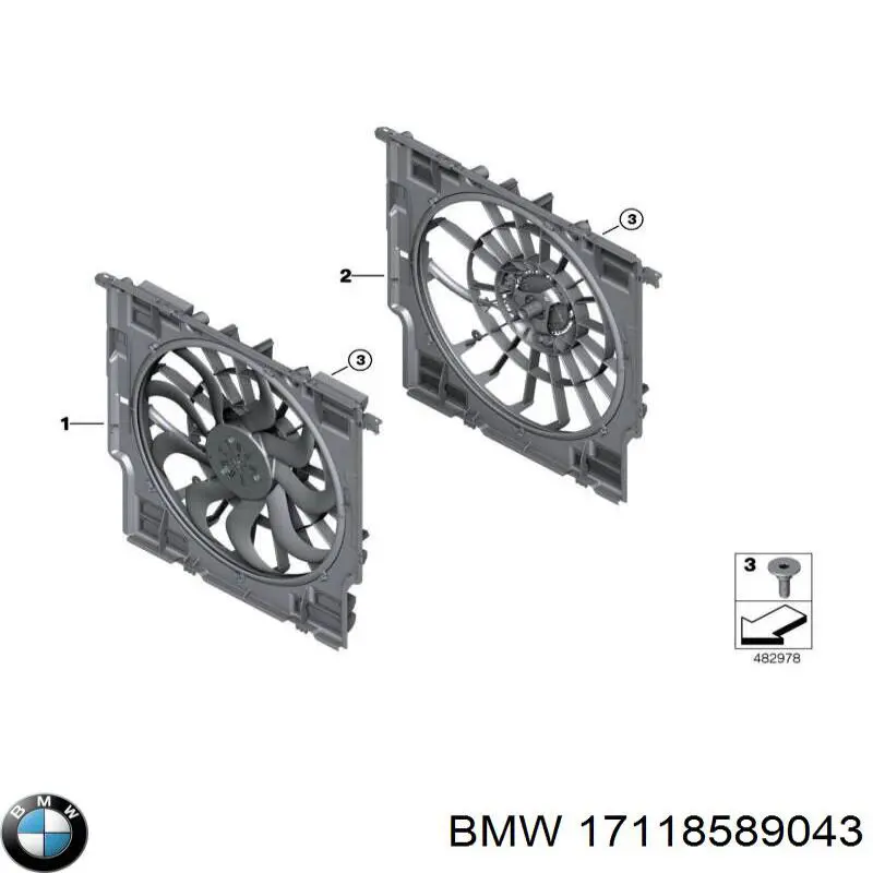 17118589043 BMW 