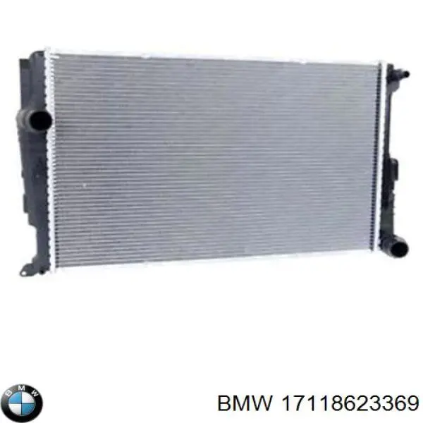 Радиатор охлаждения двигателя BMW 17118623369