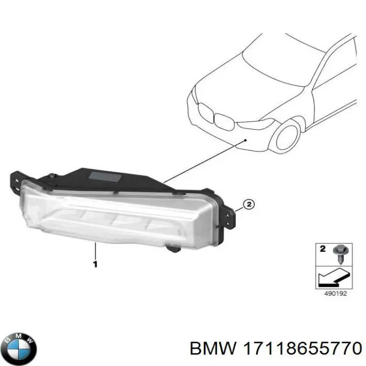Воздуховод/дефлектор радиатора, верхний BMW 17118655770 цена, от 68.33 USD