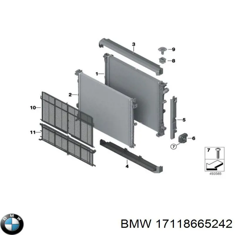 17118665242 BMW 