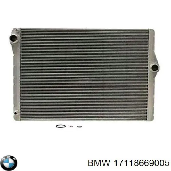 Радиатор охлаждения двигателя BMW 17118669005 цена, от 152.03 USD