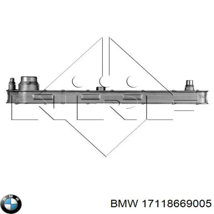 Радиатор 17118669005 BMW