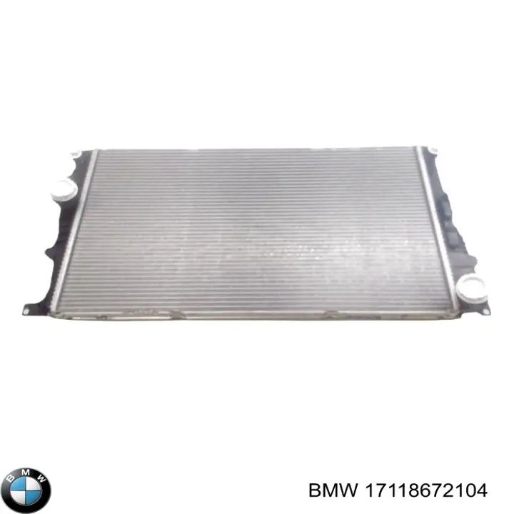 Радиатор охлаждения BMW 17118672104