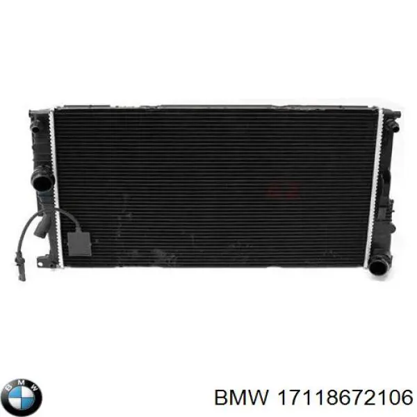 Радиатор охлаждения двигателя BMW 17118672106