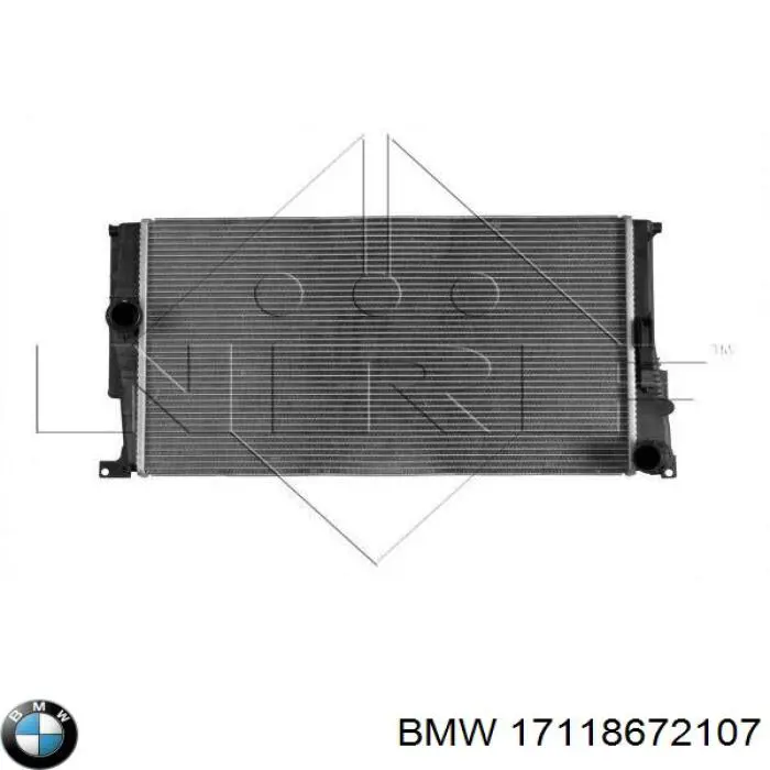 17118672107 BMW радиатор
