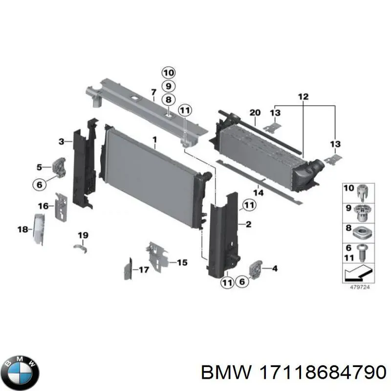 17118684790 BMW 