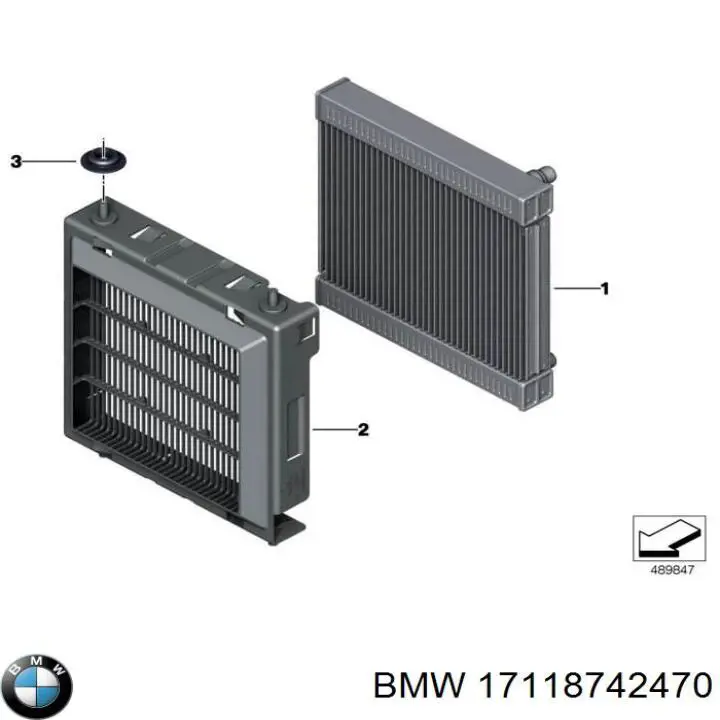 Рамка крепления радиатора BMW 17118742470 цена, от 64.09 USD
