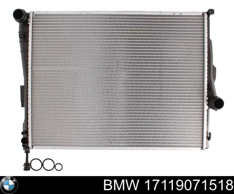 Радиатор охлаждения двигателя BMW 17119071518