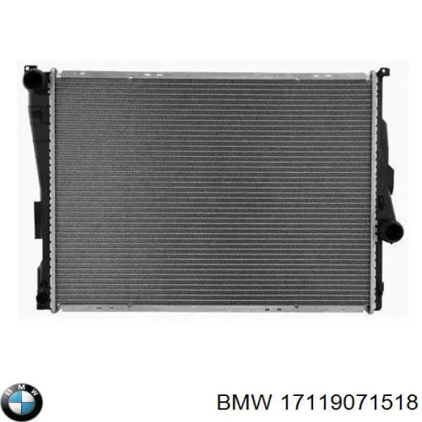 Радиатор охлаждения двигателя BMW 17119071518 цена, от 82.35 USD