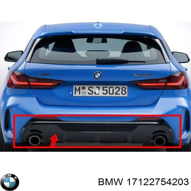 Патрубок радиатора 17122754203 BMW