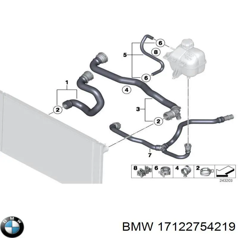  BMW 17122754219 цена, от 3.67 USD