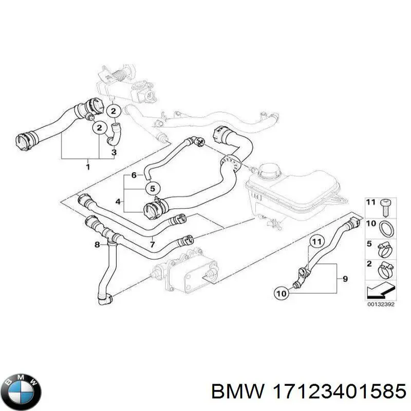  BMW 17123401585 цена, от 25.34 USD