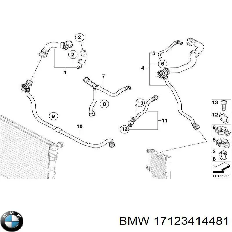  BMW 17123414481 цена, от 38.01 USD