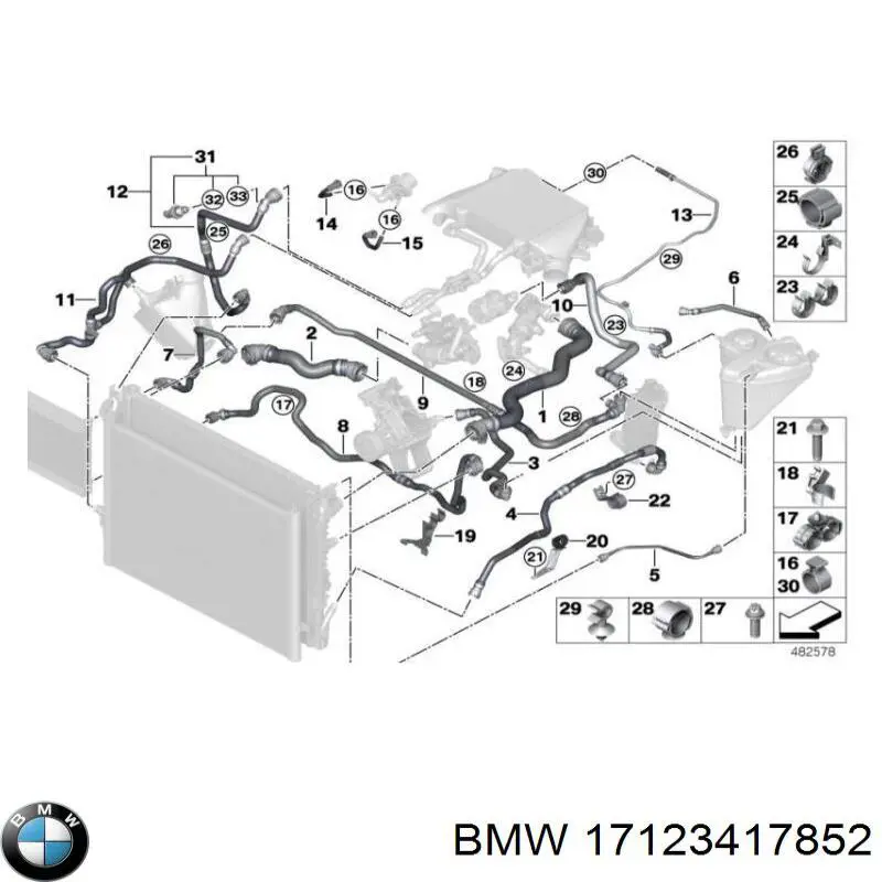 17123417852 BMW 