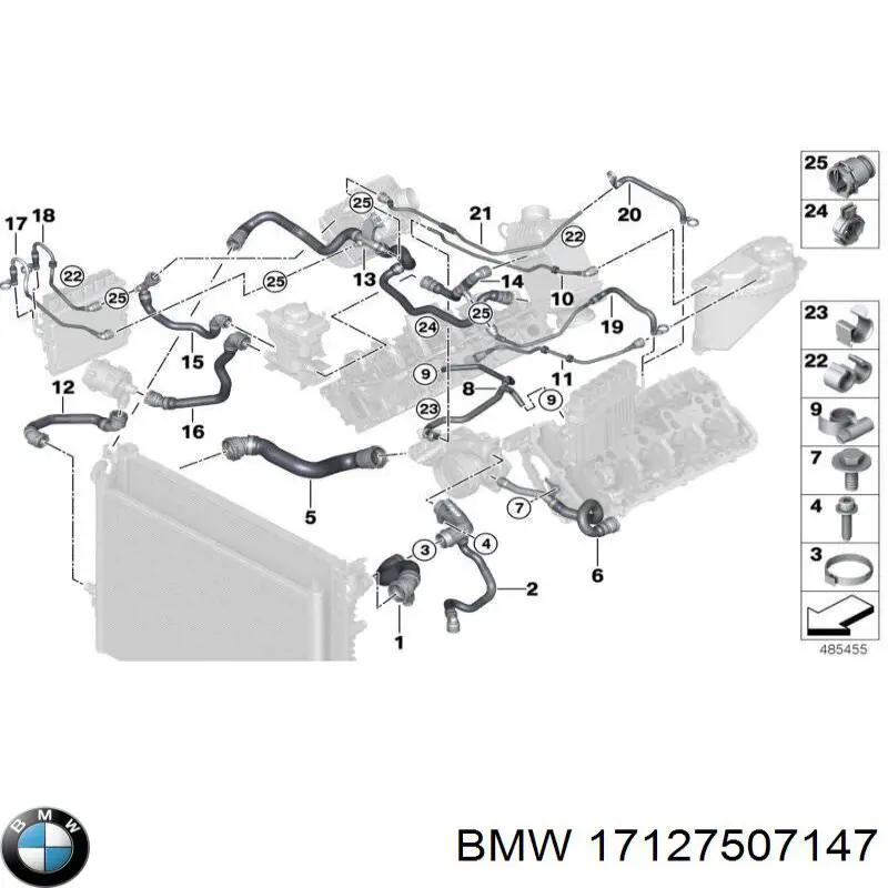 Купить 17127507147 BMW 