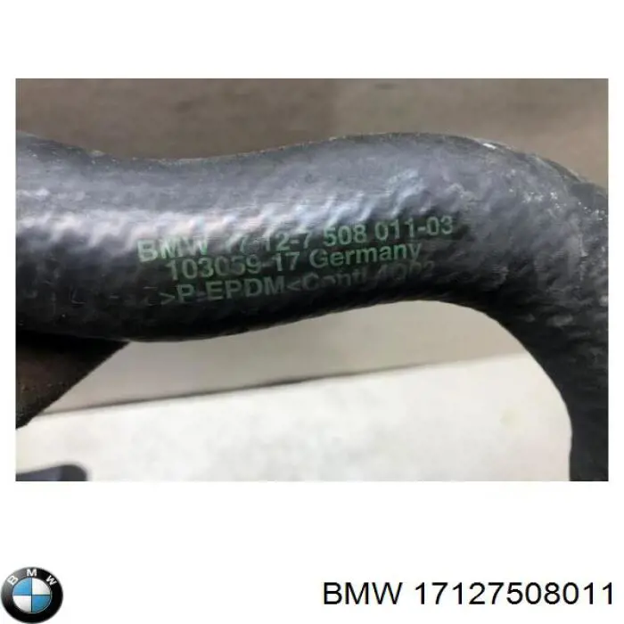 Нижний патрубок радиатора BMW 17127508011