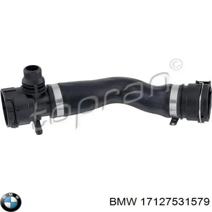 17127531579 BMW шланг (патрубок радиатора охлаждения верхний)