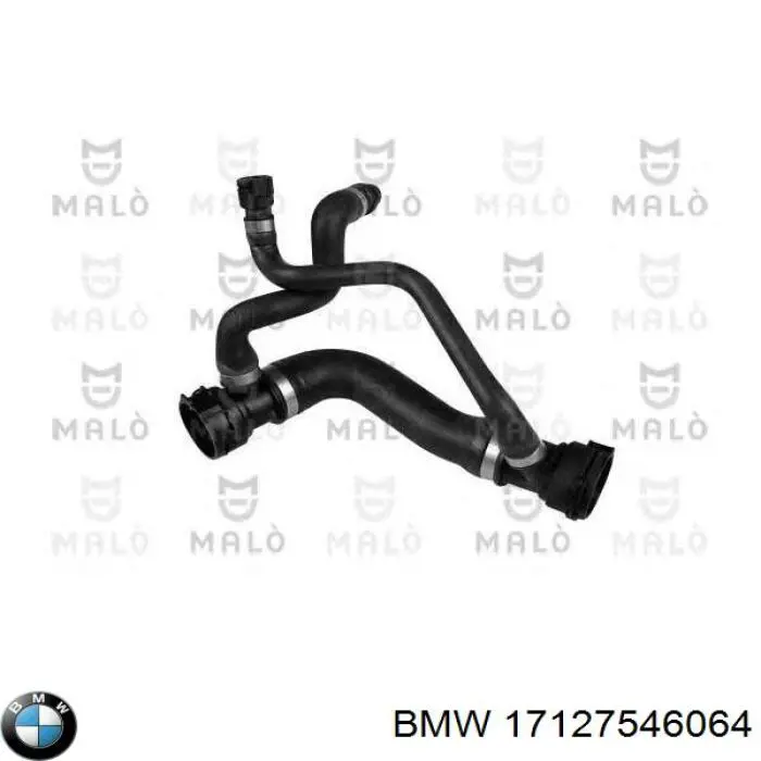 Патрубок системы охлаждения BMW 17127546064