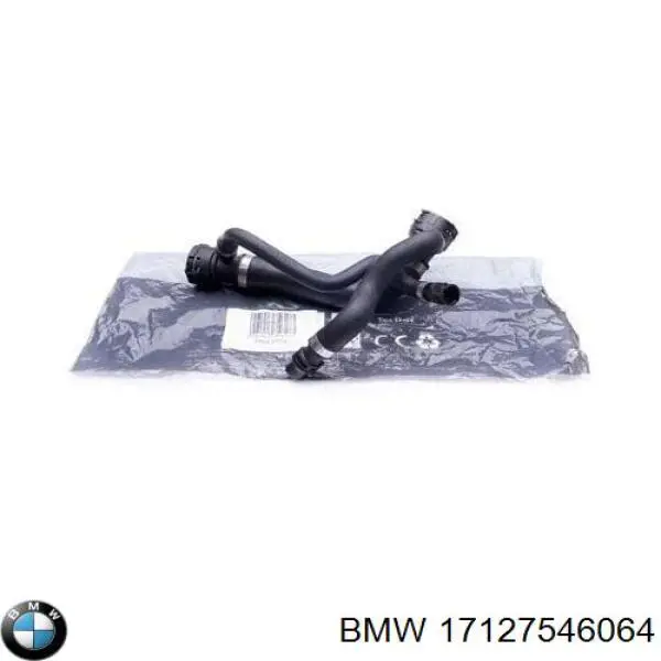 Шланг (патрубок) радиатора охлаждения верхний BMW 17127546064
