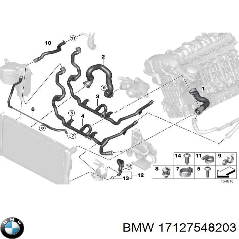  BMW 17127548203 цена, от 45.99 USD