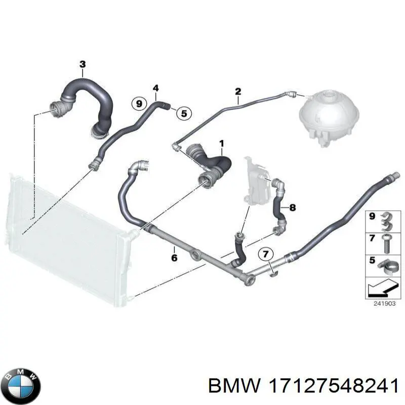  BMW 17127548241 цена, от 59.59 USD
