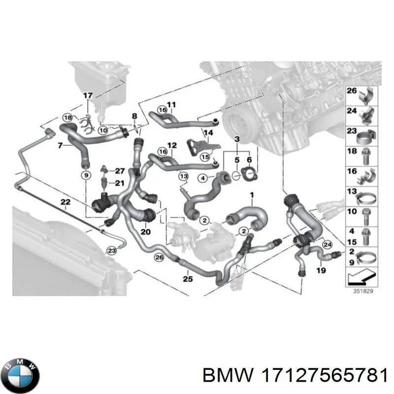 17127565781 BMW 