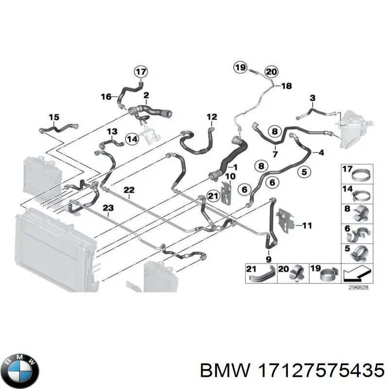 Купить 17127575435 BMW 