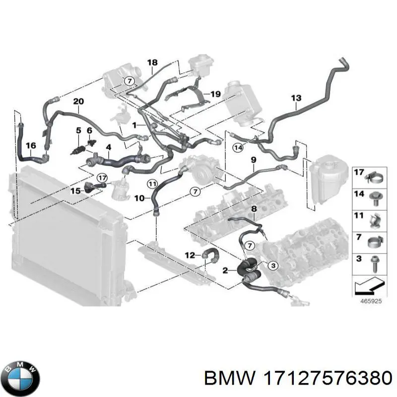  17127576380 BMW