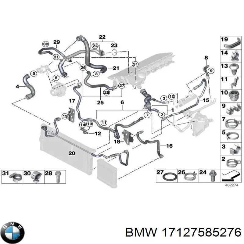 17127585276 BMW 