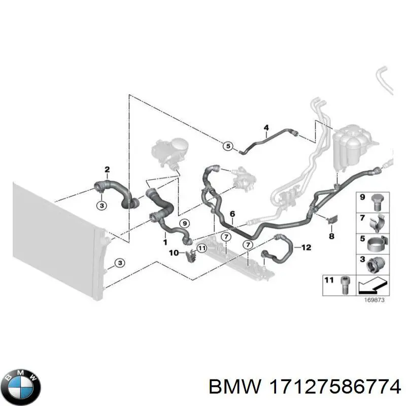 Патрубок радиатора DWB128TT Thermotec