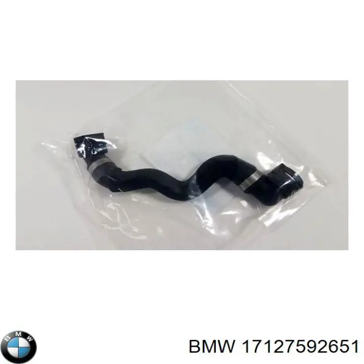 Трубка (шланг) охлаждения АКПП, подача BMW 17127592651
