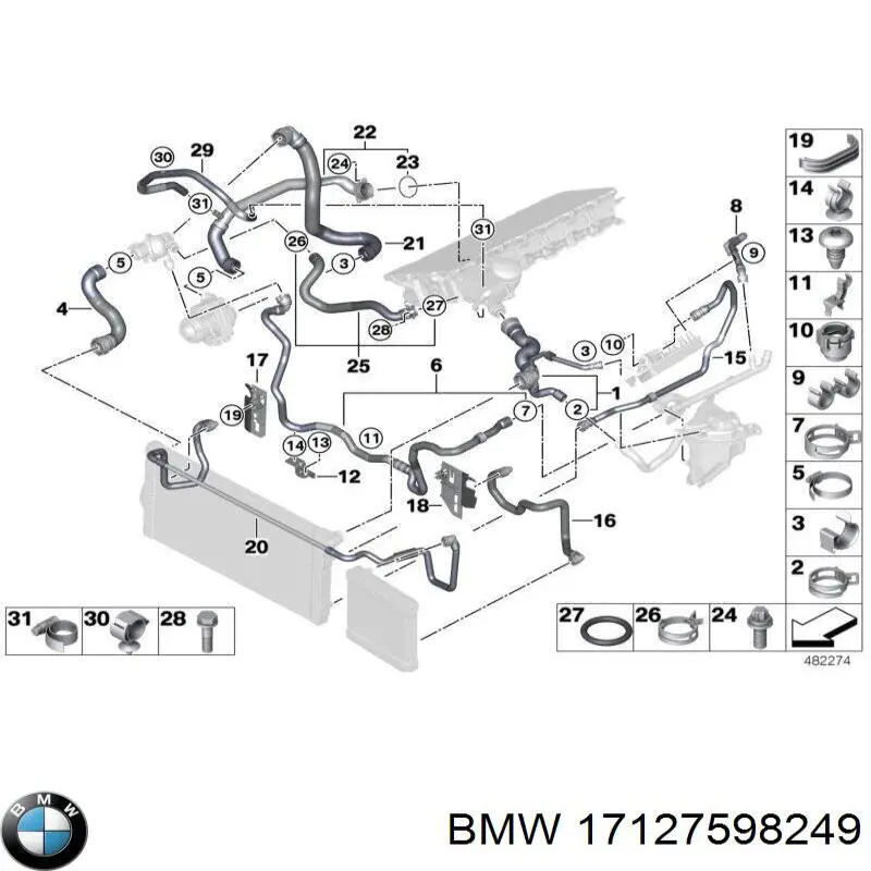 17127598249 BMW 