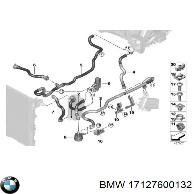 17127600132 BMW 