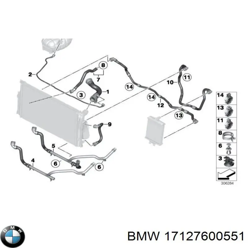 17127600551 BMW 