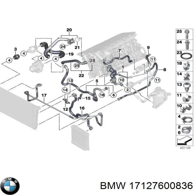  17127600836 BMW