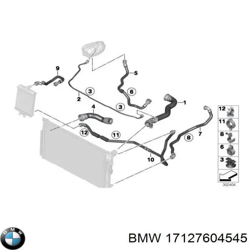 17127604545 BMW 