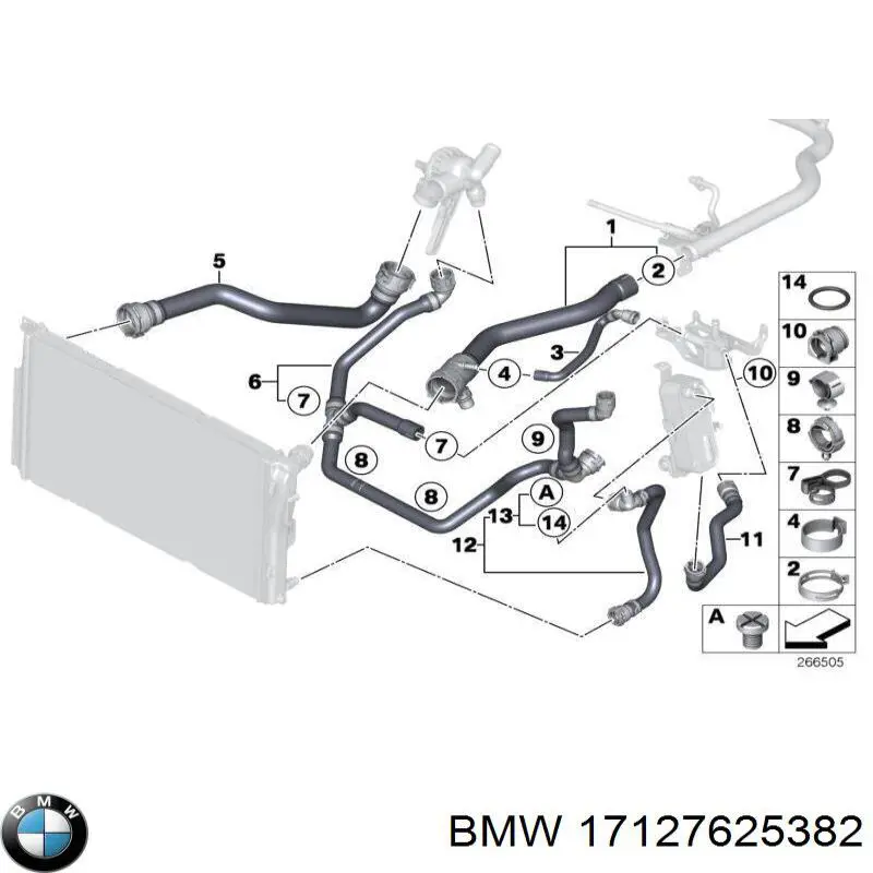  BMW 17127625382 цена, от 103.89 USD