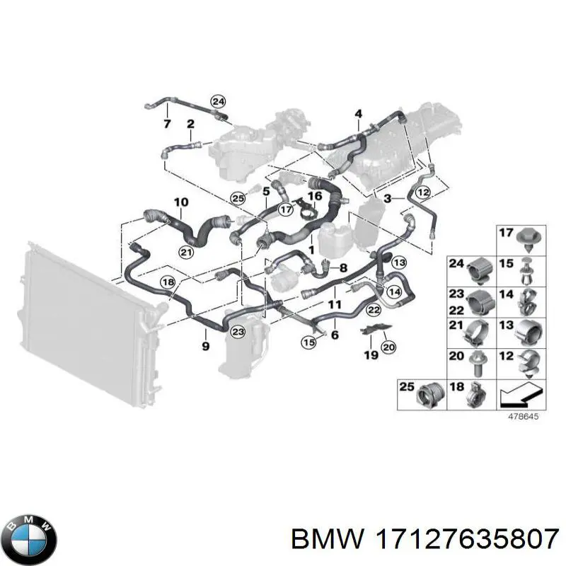  17127635807 BMW