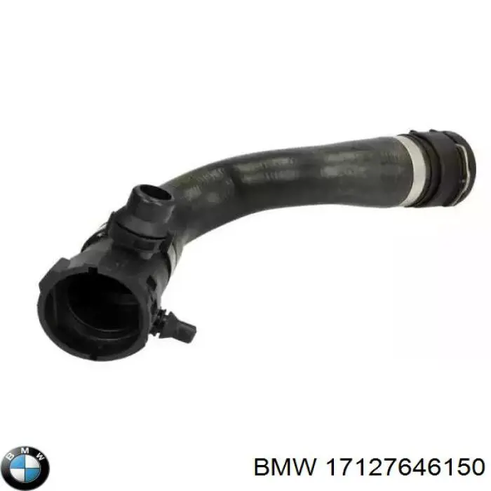 Шланг (патрубок) радиатора охлаждения верхний BMW 17127646150
