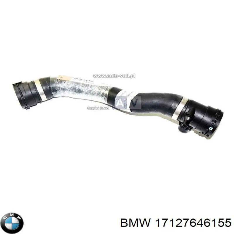 17127646155 BMW mangueira (cano derivado do radiador de esfriamento superior)