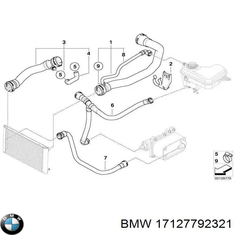  BMW 17127792321 цена, от 22.81 USD
