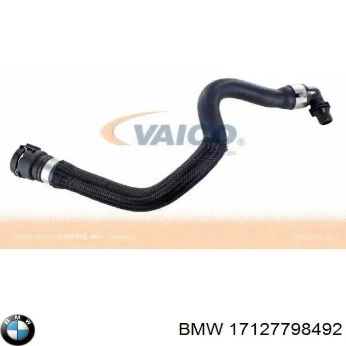 17127798492 BMW mangueira (cano derivado do radiador de esfriamento superior)