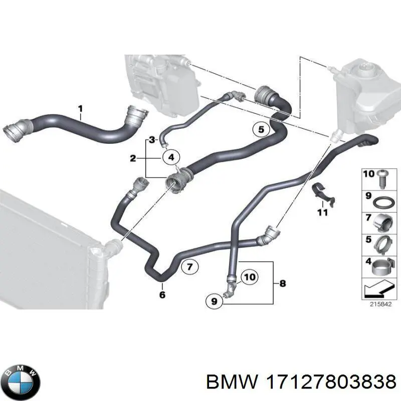  BMW 17127803838 цена, от 29.05 USD
