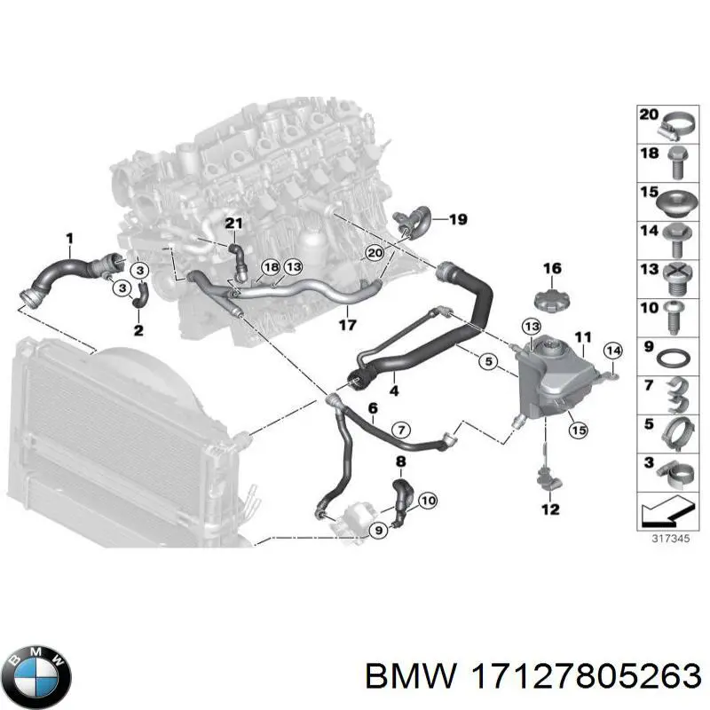 17127805263 BMW 