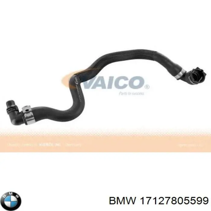 17127805599 BMW mangueira (cano derivado do radiador de esfriamento superior)