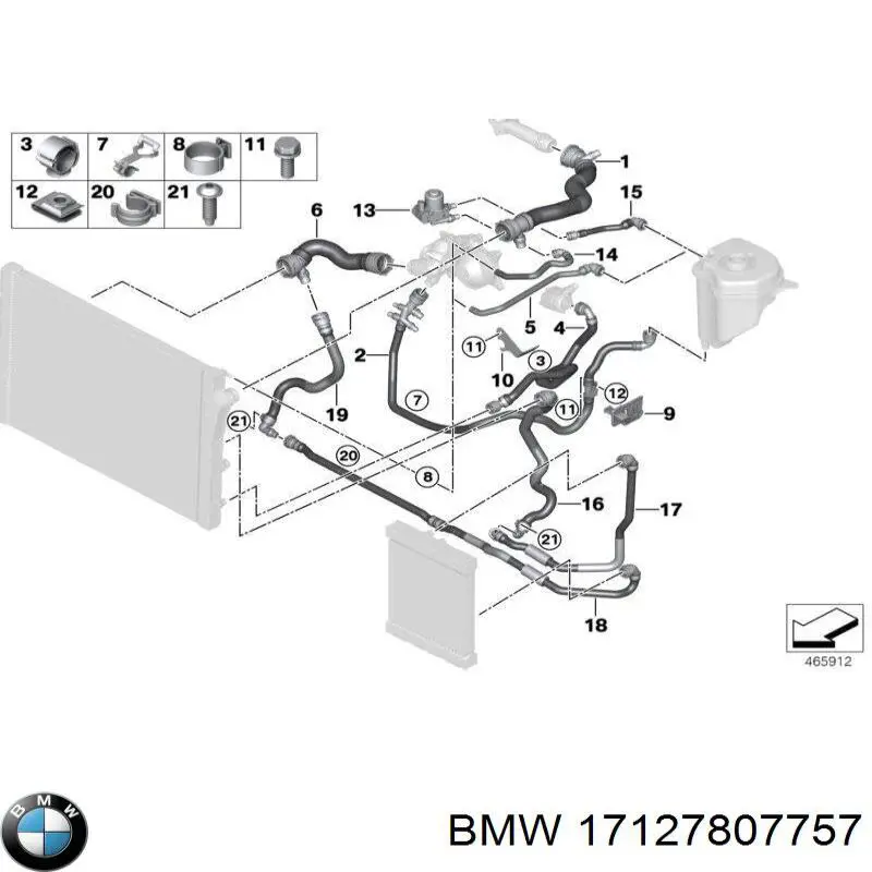 17127807757 BMW 