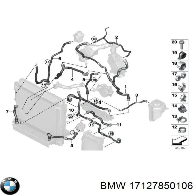 17127850106 BMW 